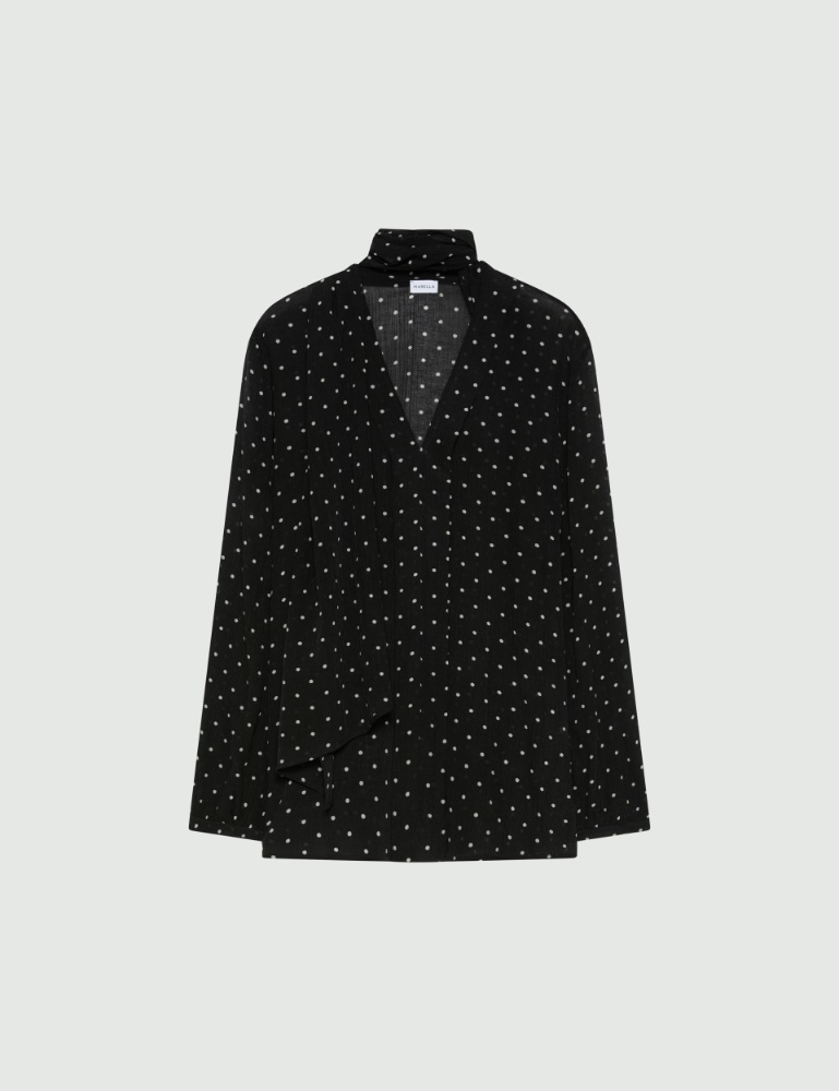 Blusa in creponne stampato - Marella