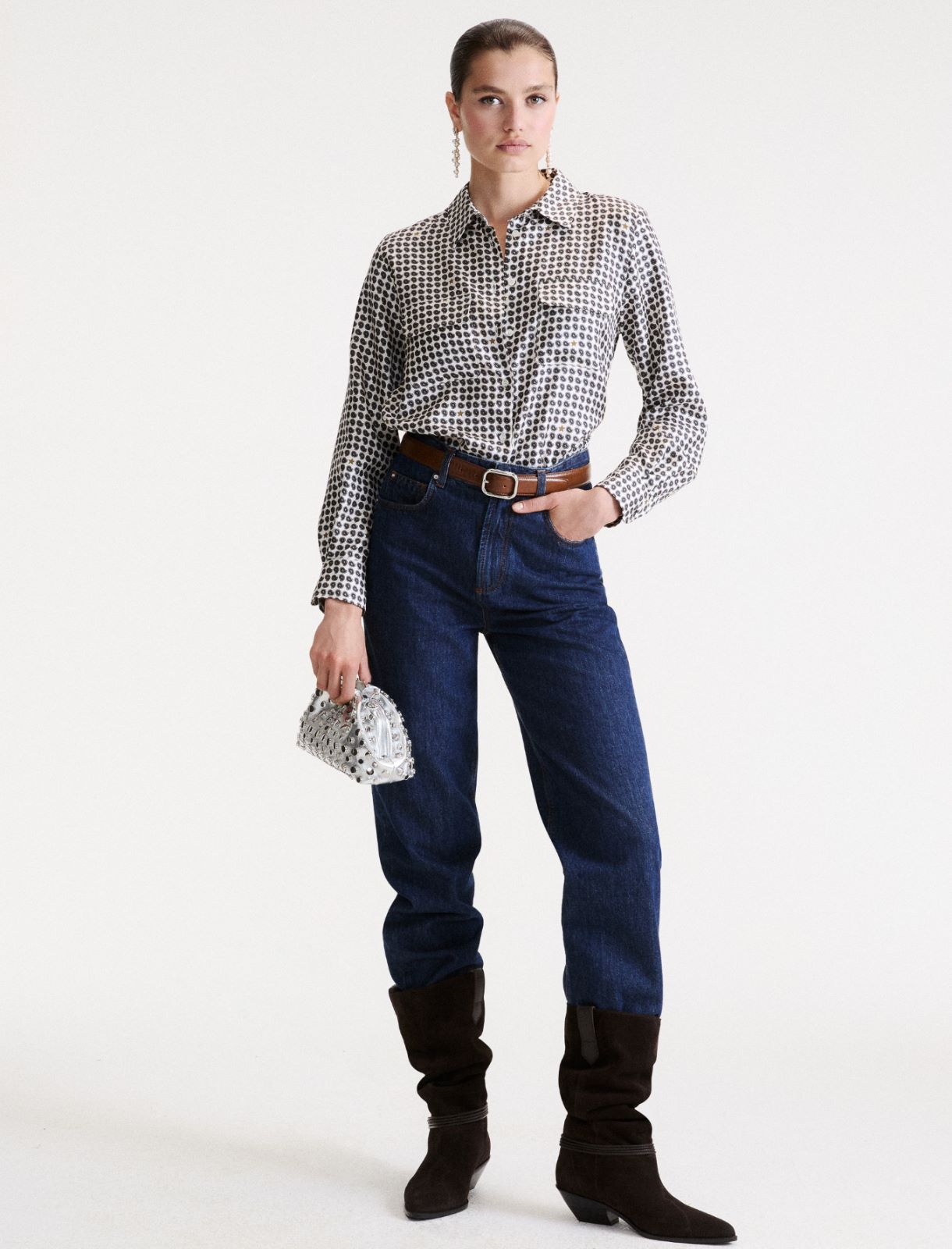 Printed silk shirt - WOOL WHITE - Marella - 2