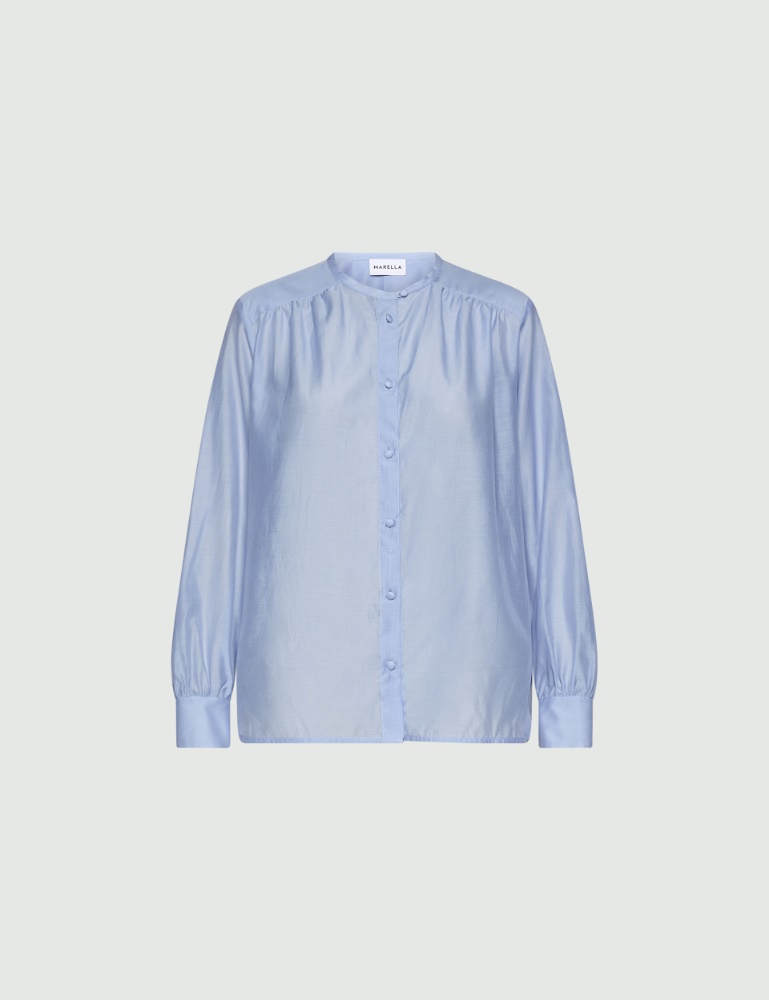 Cotton and silk voile blouse - Marella