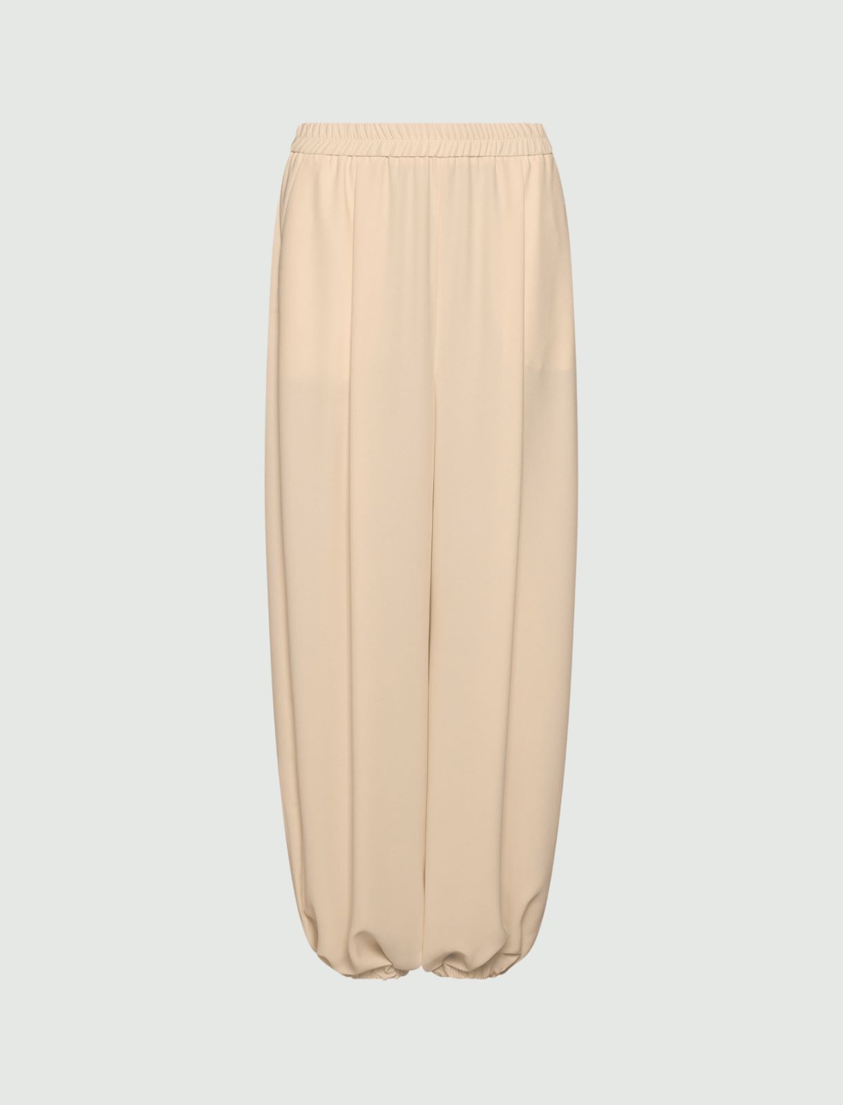 Pantalon jogger en satin - CREME - Marella
