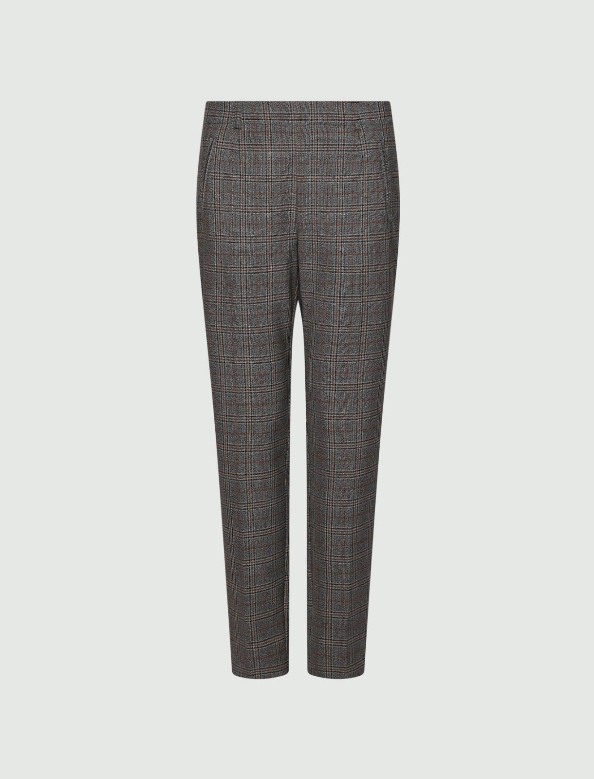 Schmale Stretch-Hose - GRAU - Marella