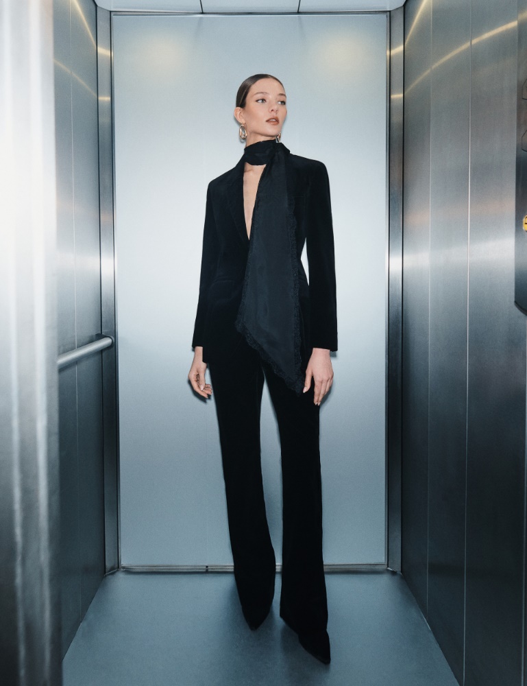 Schmale Samthose - Marella