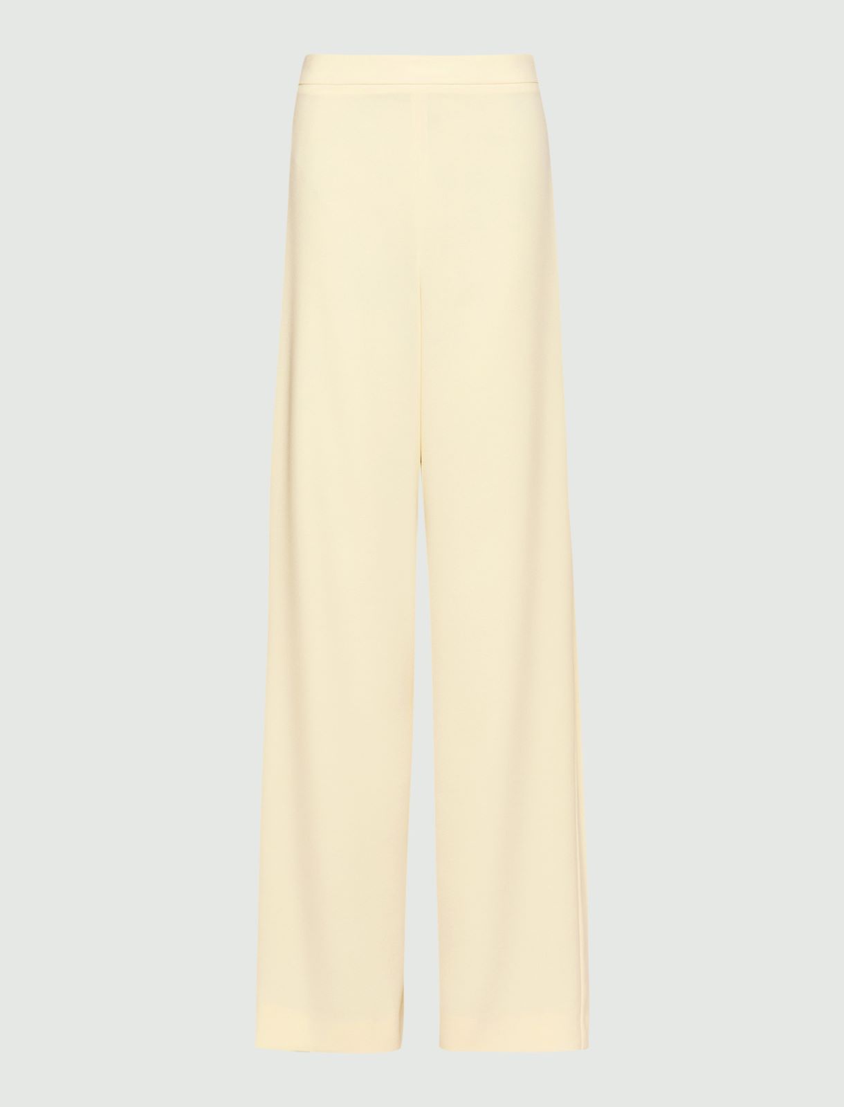 Envers satin trousers - WOOL WHITE - Marella