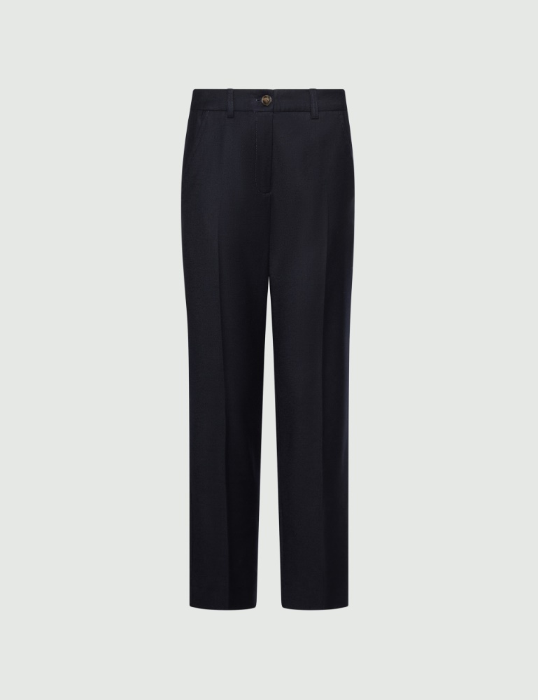Pantalone slim in flanella di lana - Marella