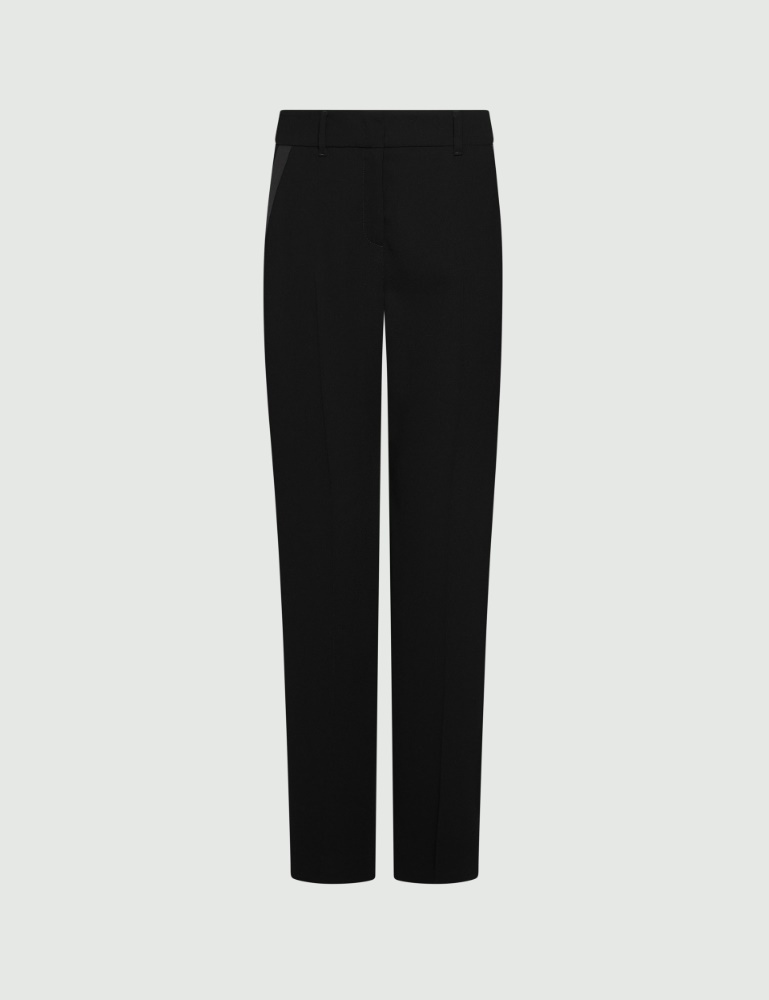 Pantalon droit en satin envers - Marella