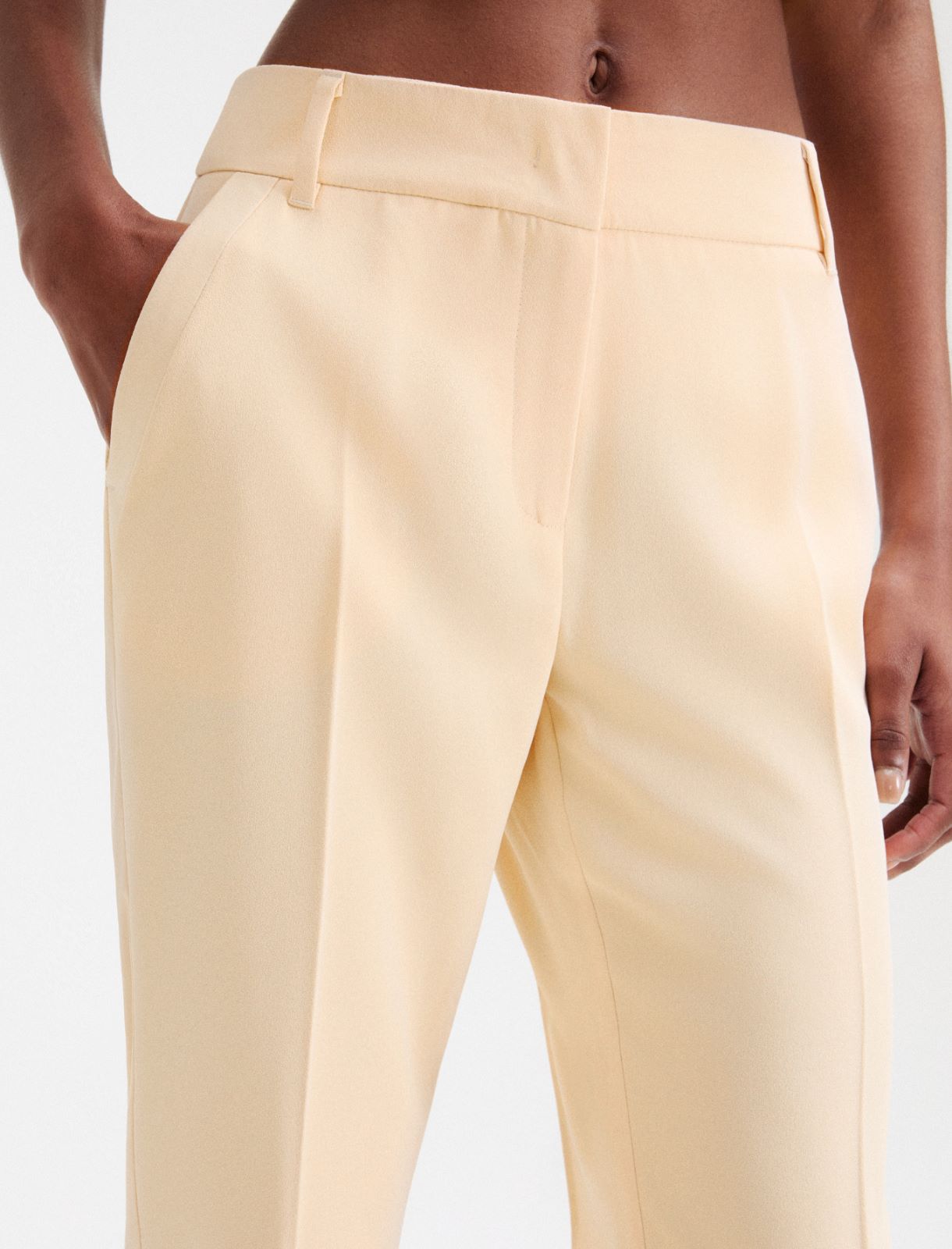 Pantalone dritto in envers satin - NUDO - Marella - 5