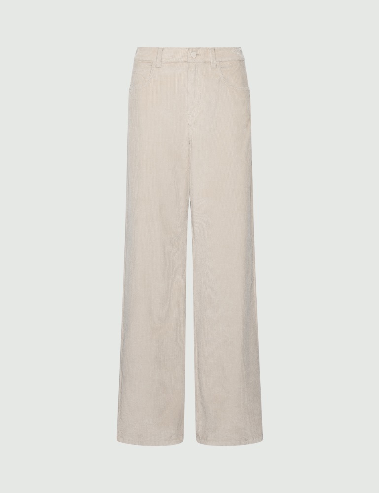 Stretch corduroy five-pocket trousers - Marella
