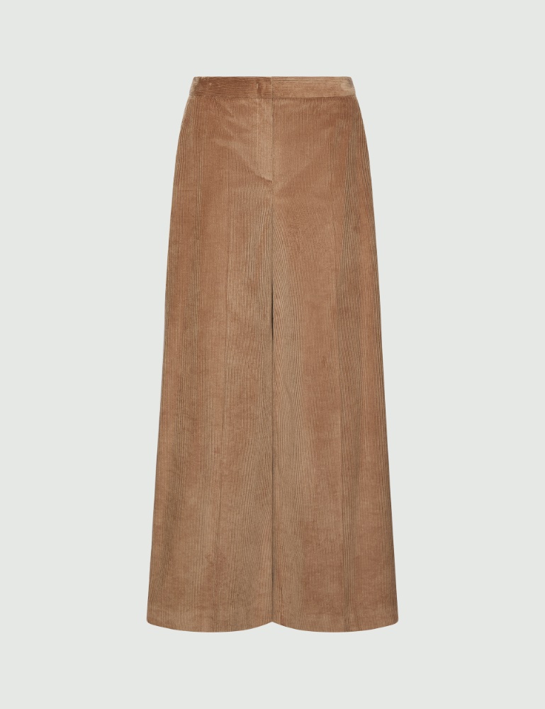 Pantalon à jambe large en velours côtelé - Marella