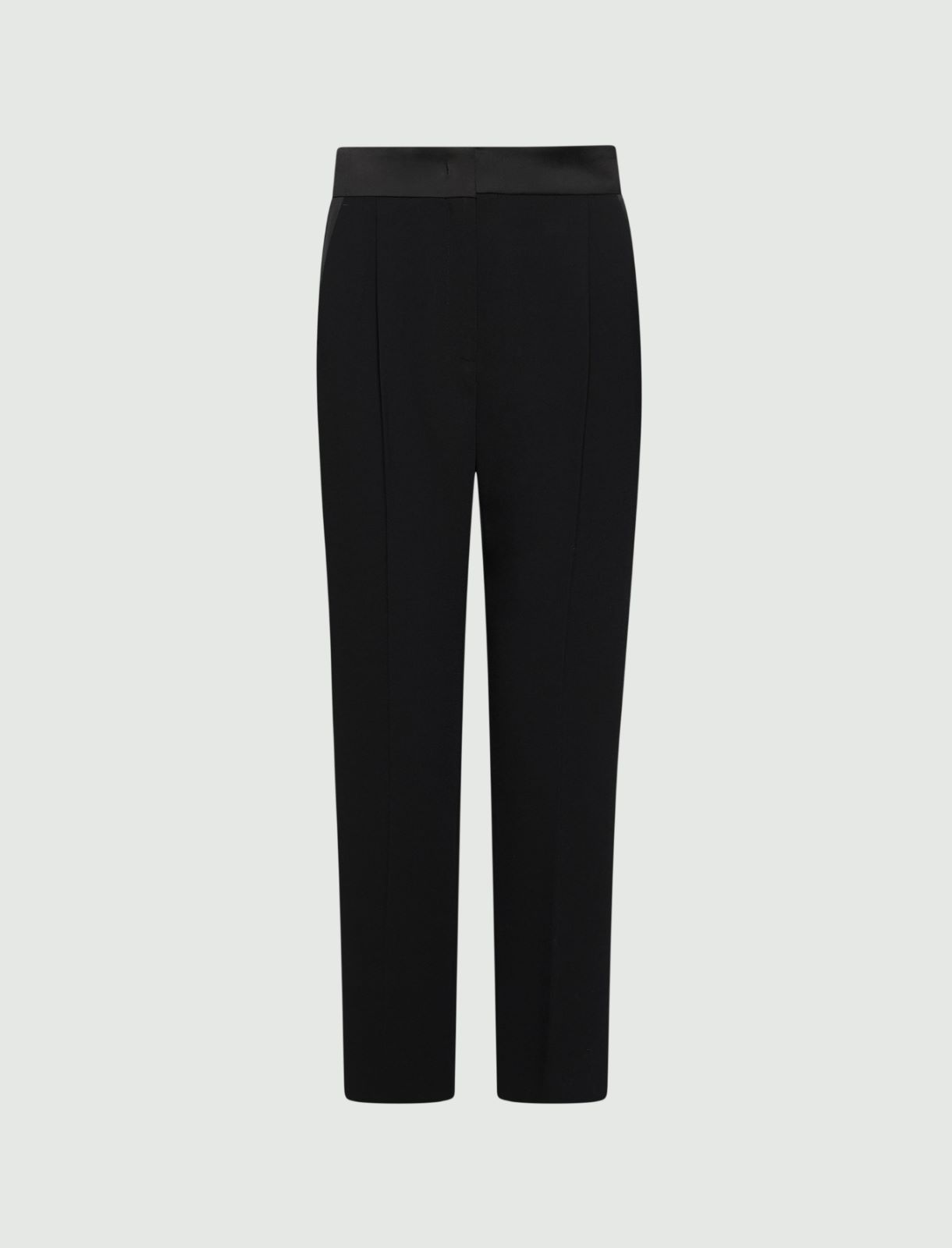Pantalon chino en envers satin - NOIR - Marella