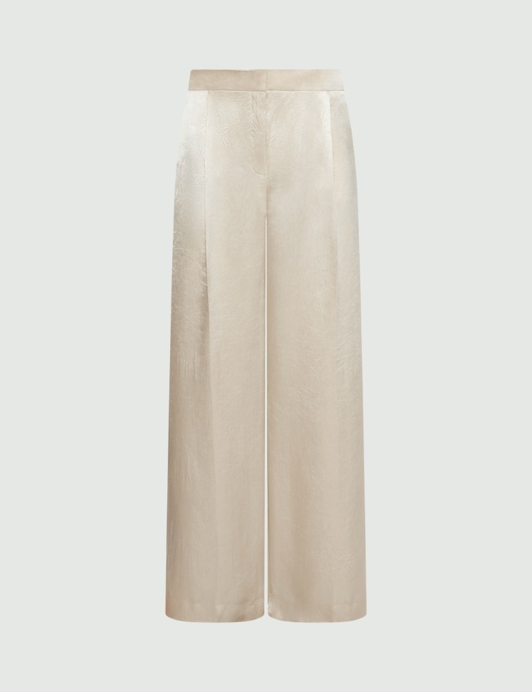 Pantalon palazzo en satin léger - Marella