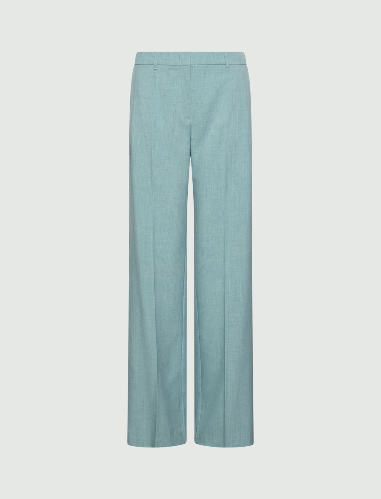 Stretch canvas trousers - WATER GREEN - Marella