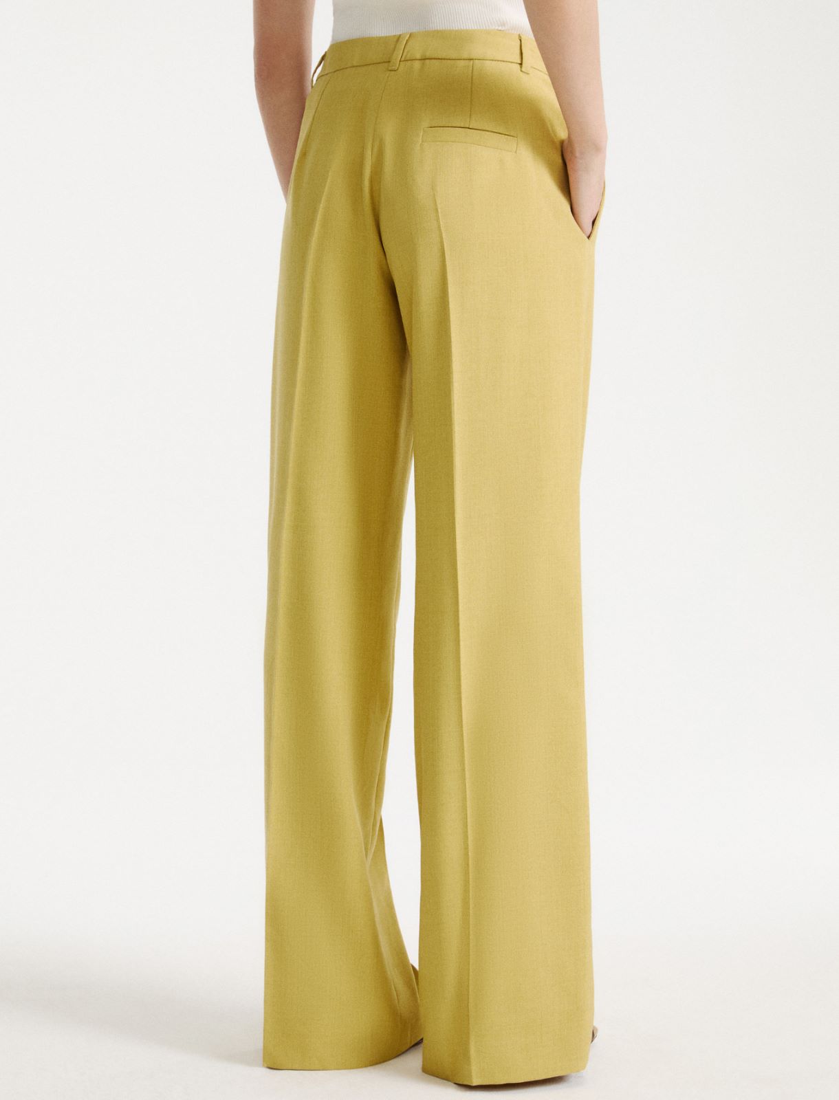 Hose aus Stretch-Canvas - OLIV - Marella - 3