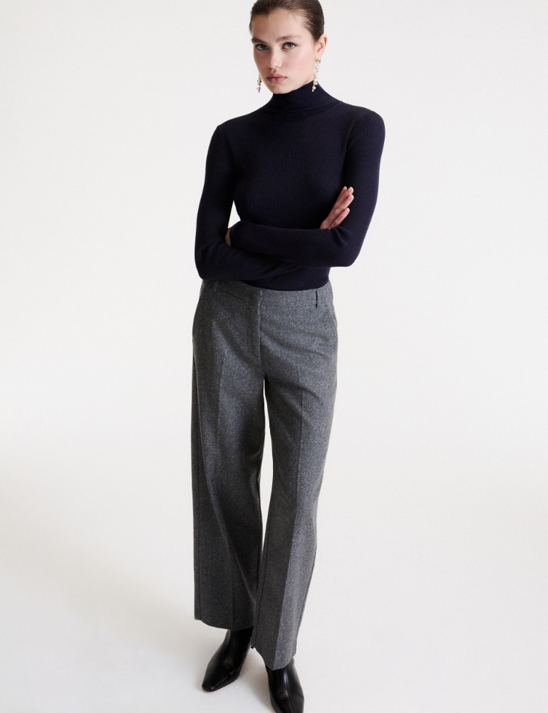 Wool and silk tweed trousers - Marella
