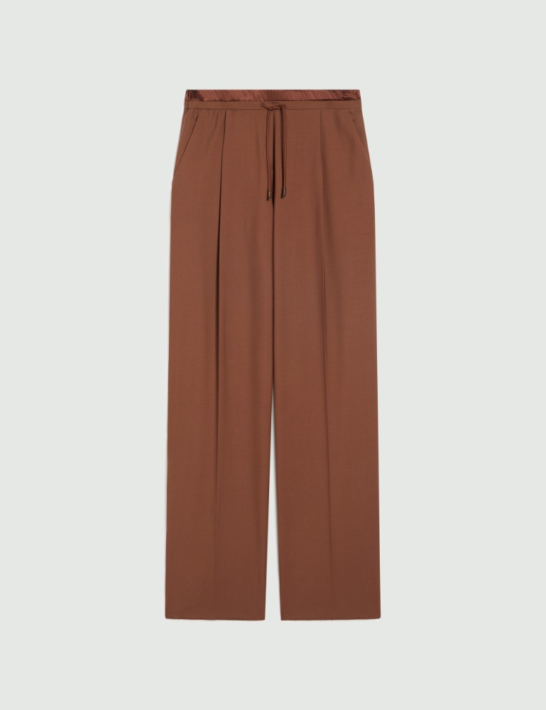 Gerade geschnittene Hose aus Gabardine - Marella