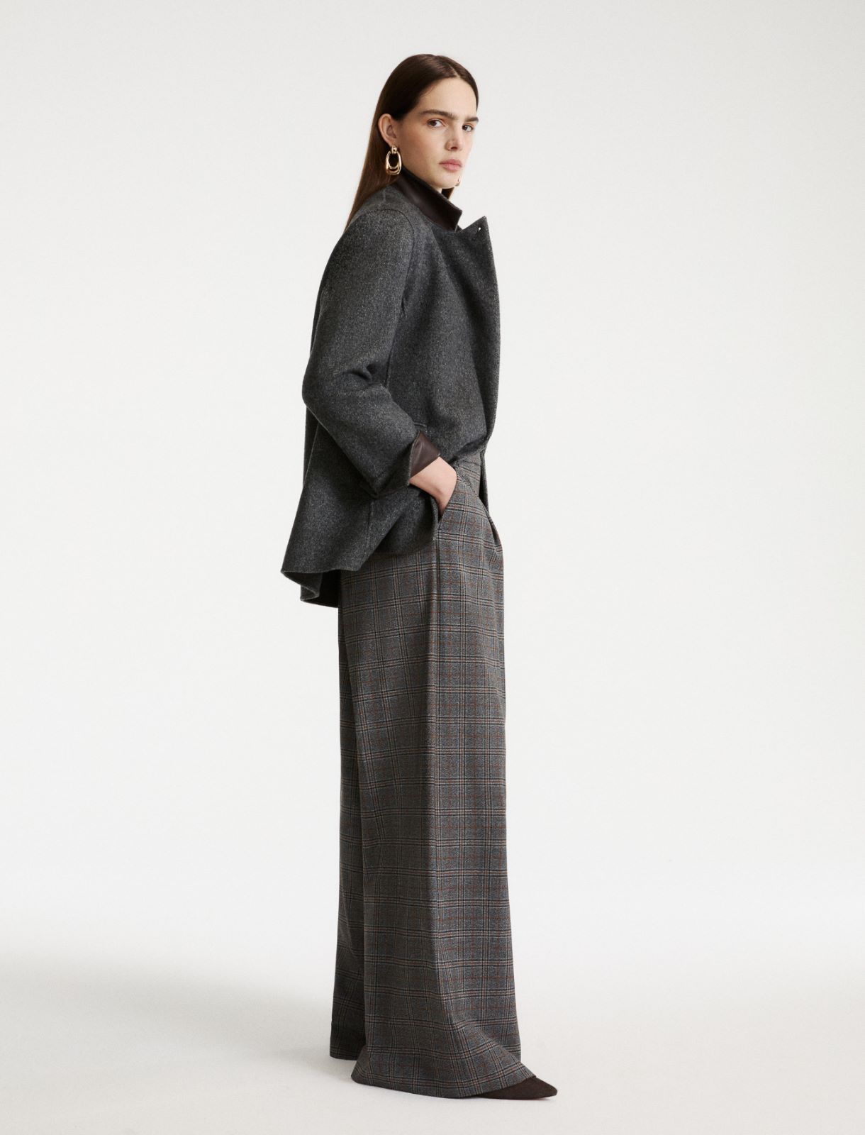 Pantalone dritto con pince - GRIGIO - Marella - 4