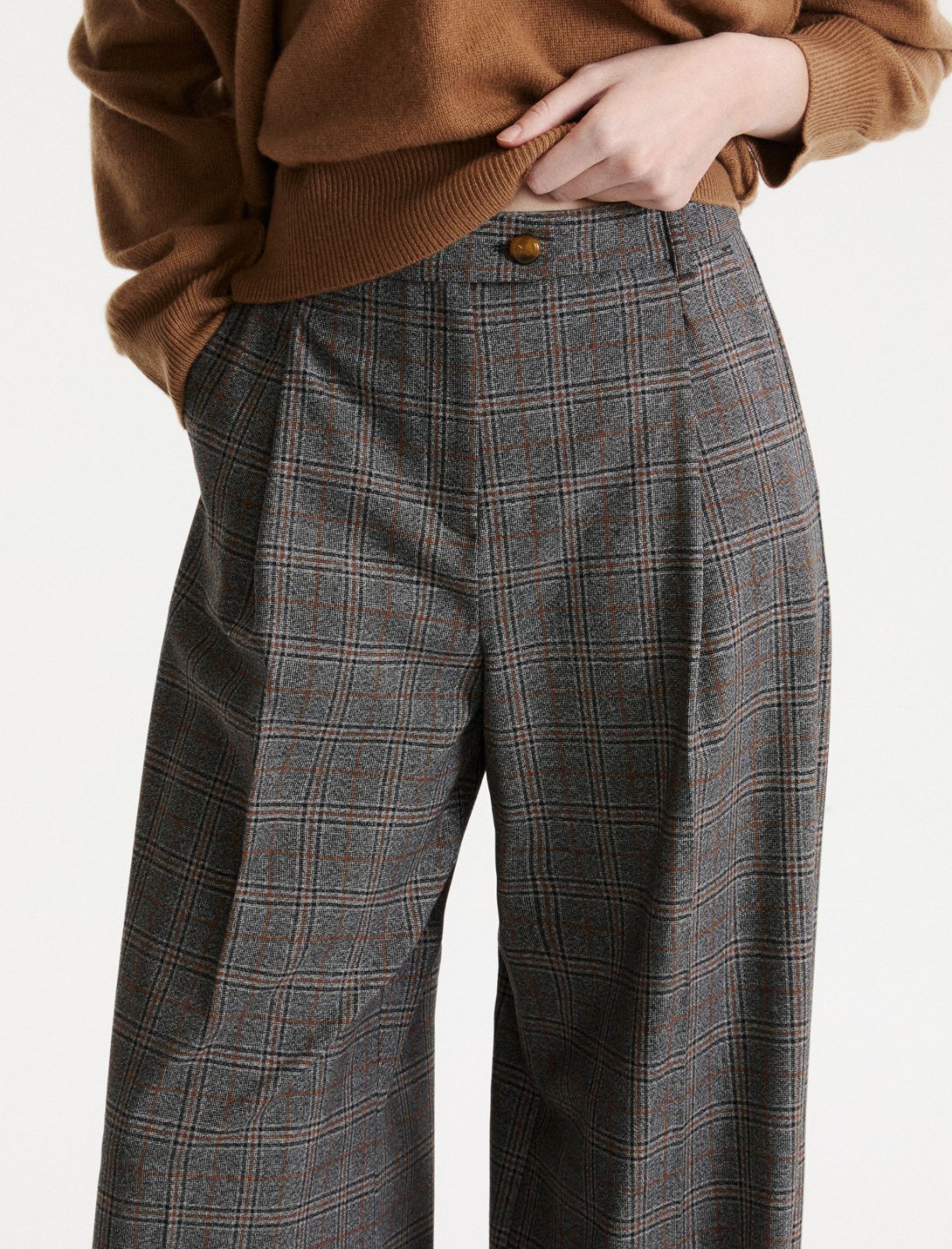 Pantalone dritto con pince - GRIGIO - Marella - 5