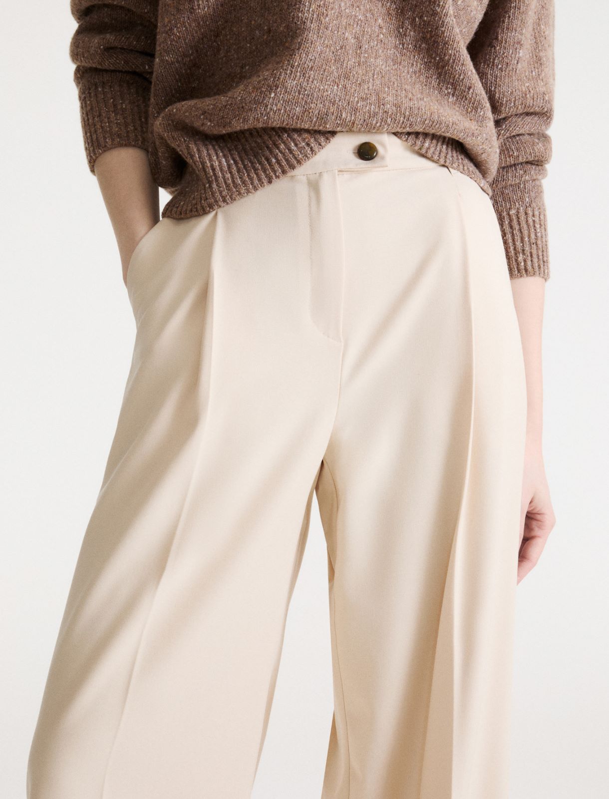 Pantalón recto con pinzas - NATA - Marella - 5