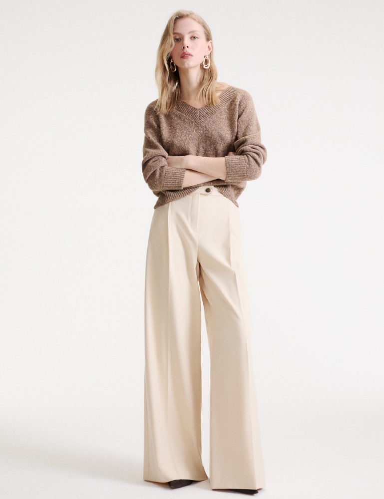Straight-leg darted trousers - Marella
