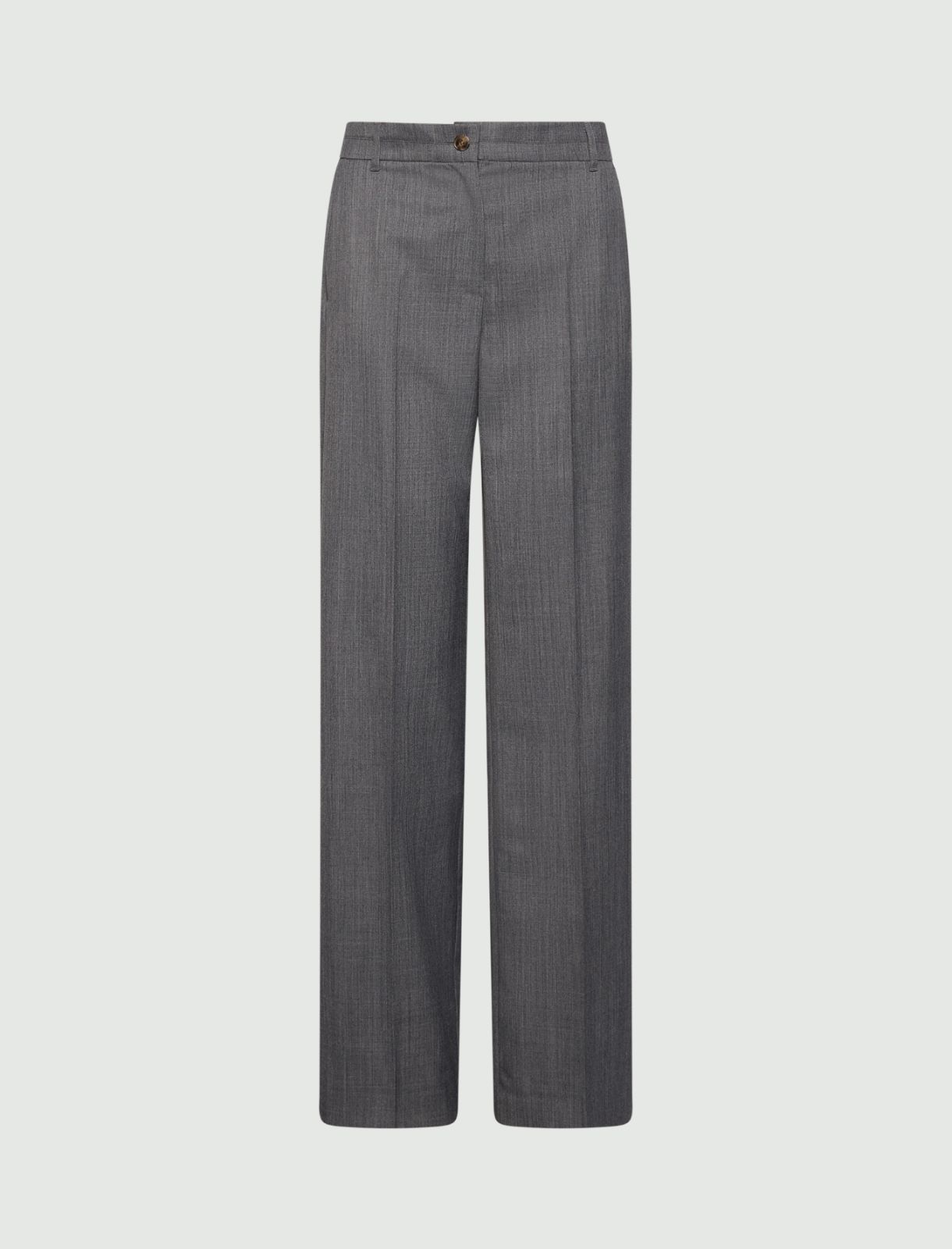 Pantalón de gabardina - GRIS MELANGE - Marella