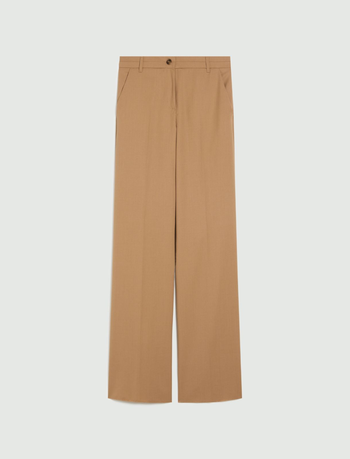 Pantalon en gabardine - POIL DE CHAMEAU - Marella