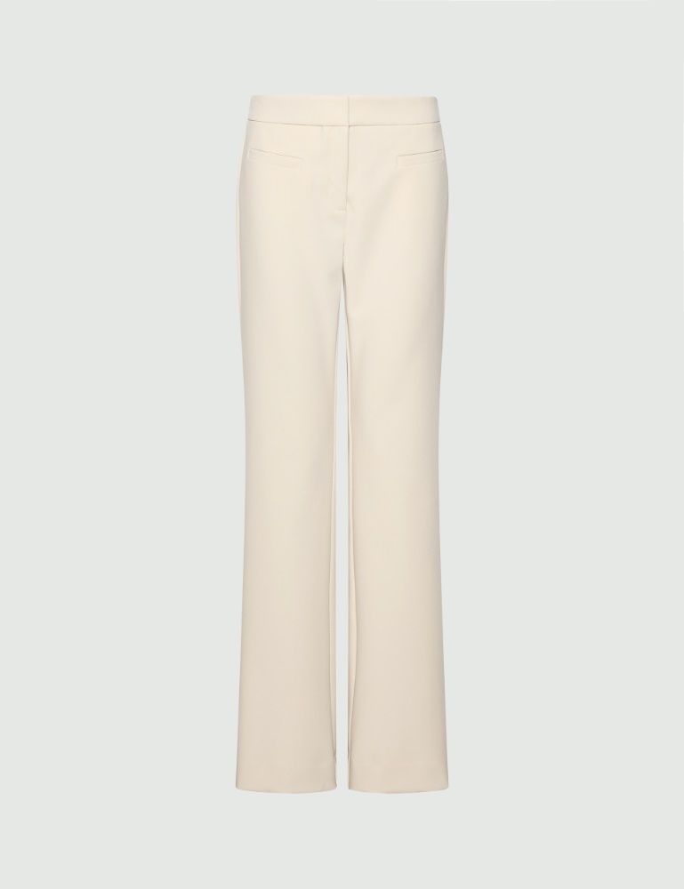 Stretch mini-flare trousers - Marella