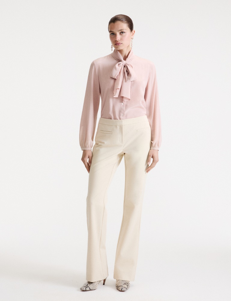 Stretch mini-flare trousers - Marella
