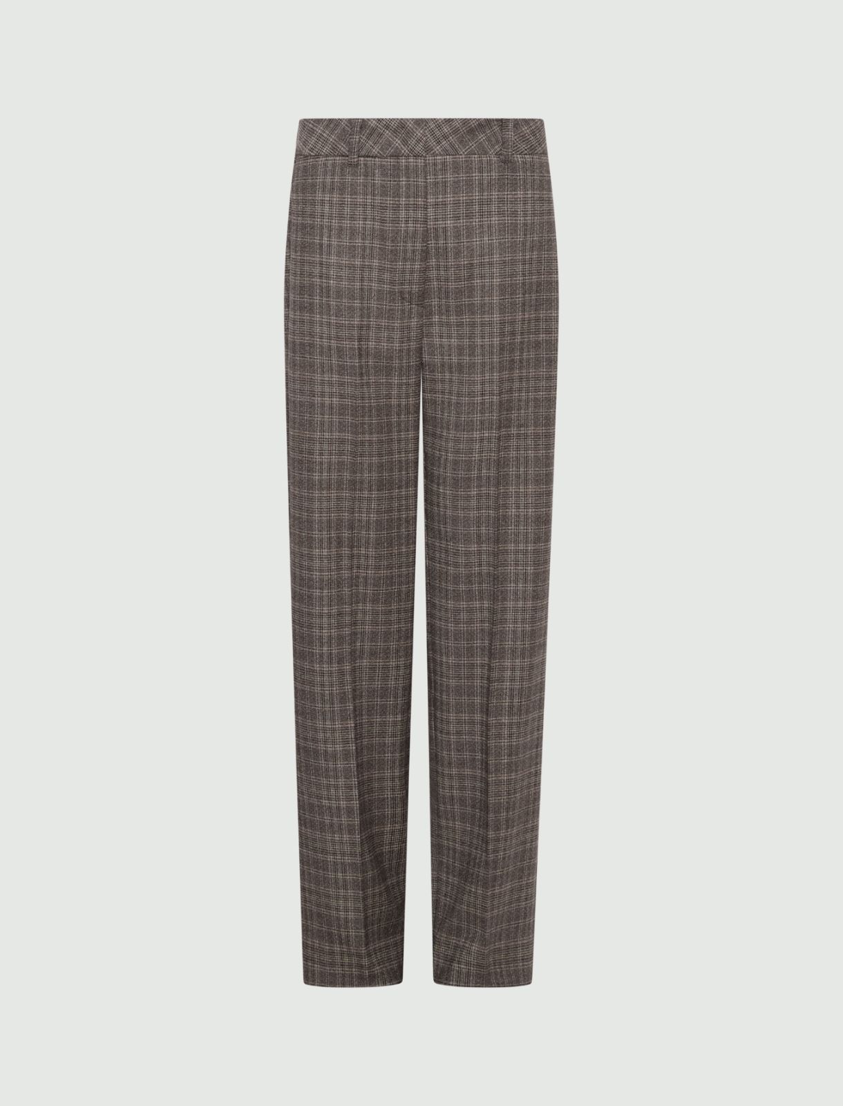 Pantalón recto de franela - GRIS CENICIENTO - Marella
