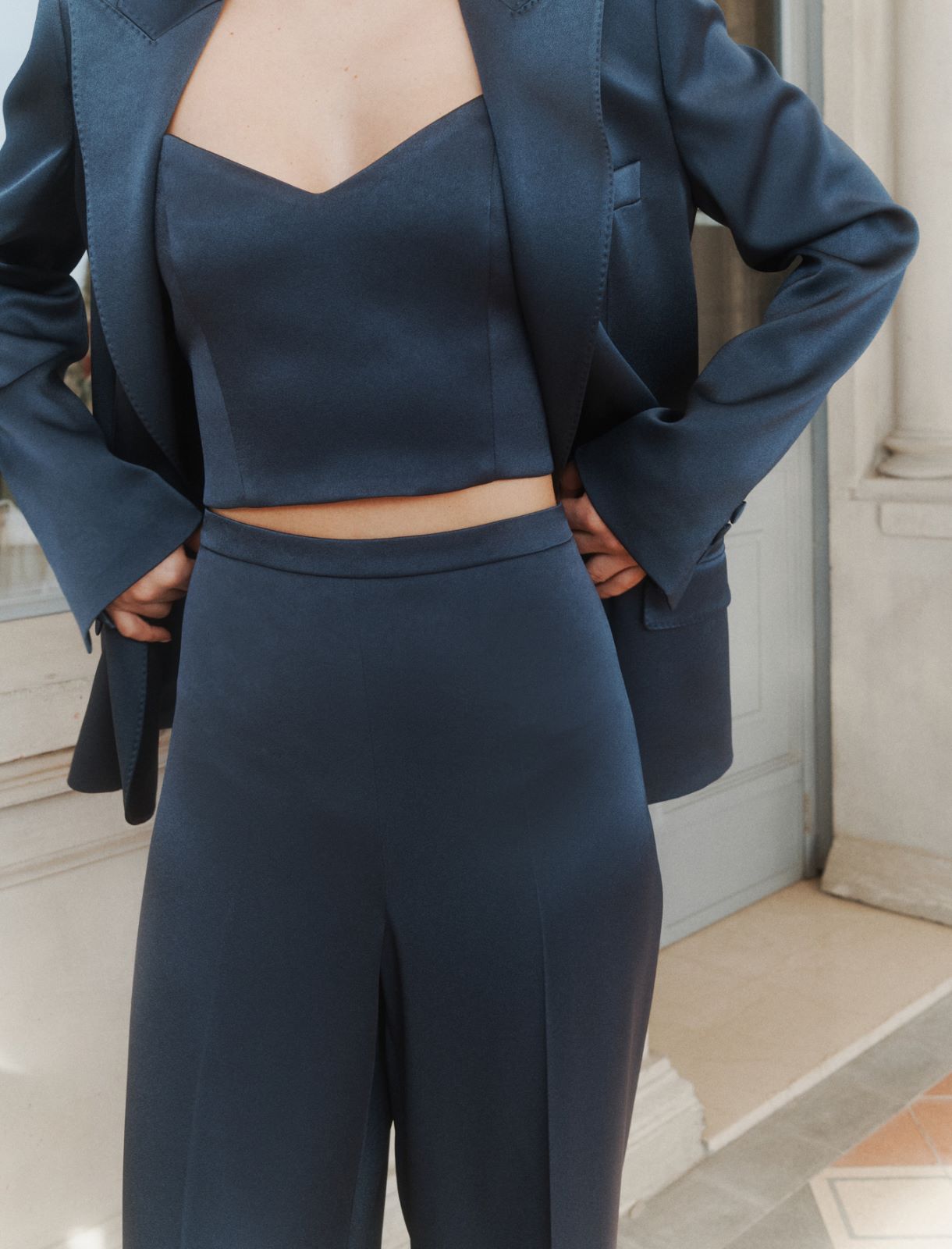 Pantalon en satin - AVIATION - Marella - 5