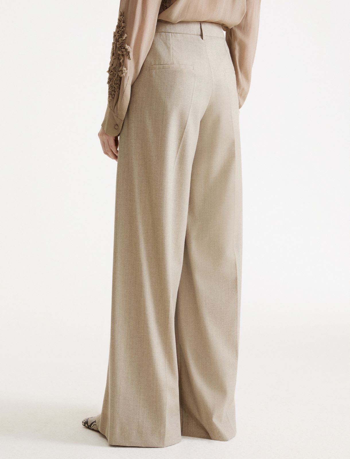 Comfortable wool trousers - OREGANO - Marella - 3