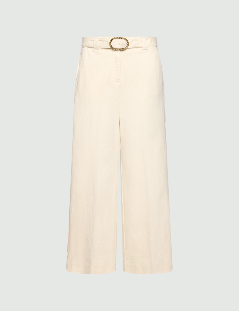 Cropped-Hose mit weitem Bein - Marella