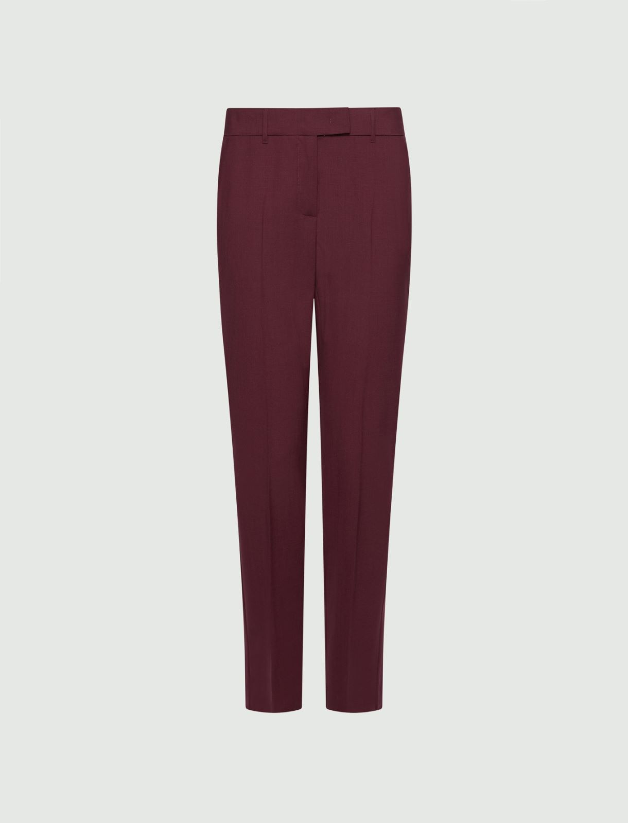 Pantalón de pitillo elástico - GRANATE - Marella