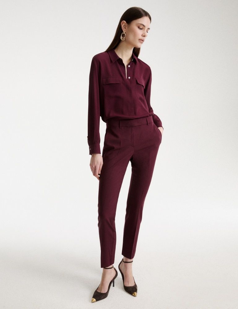 Stretch cigarette trousers - Marella
