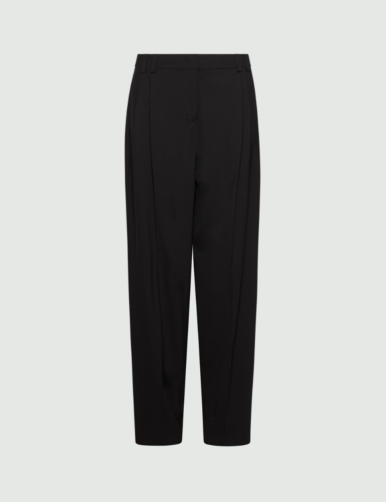 Stretch-wool carrot trousers - Marella