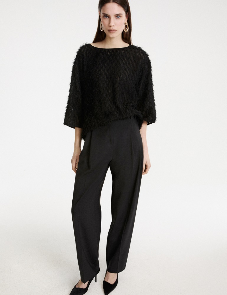 Stretch-wool carrot trousers - Marella