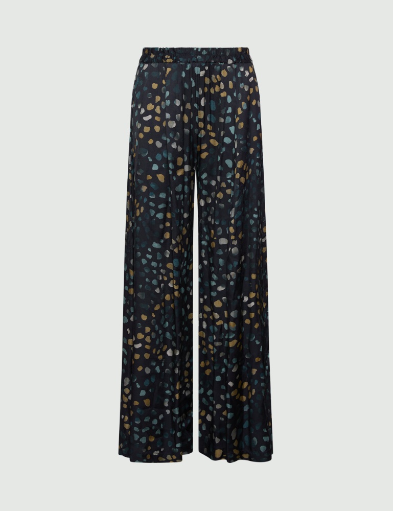 Hose aus bedrucktem Twill - Marella