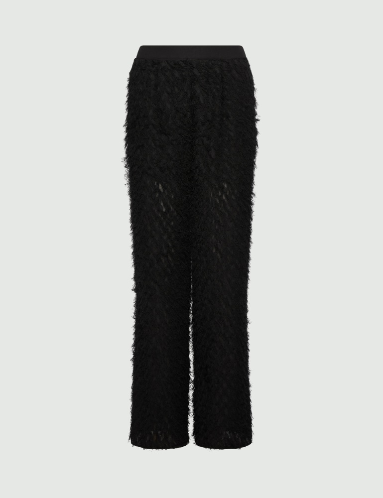 Hose mit weitem Bein aus Fil Coupé - Marella