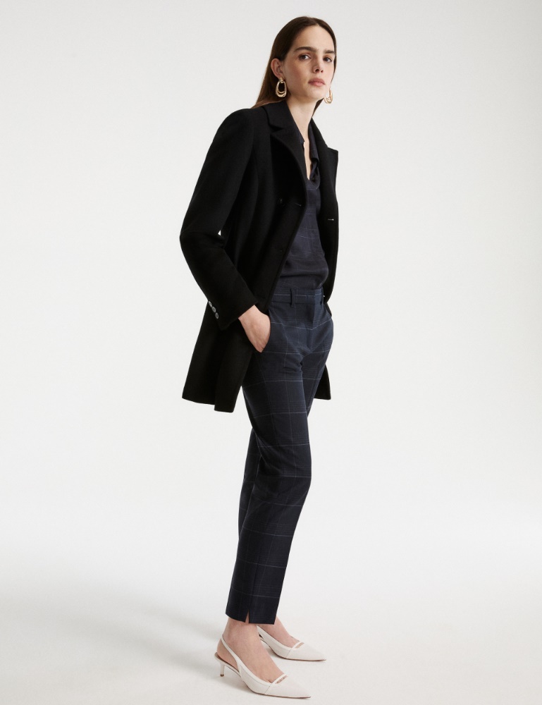 Stretch Trousers with Ankle Slits - Marella