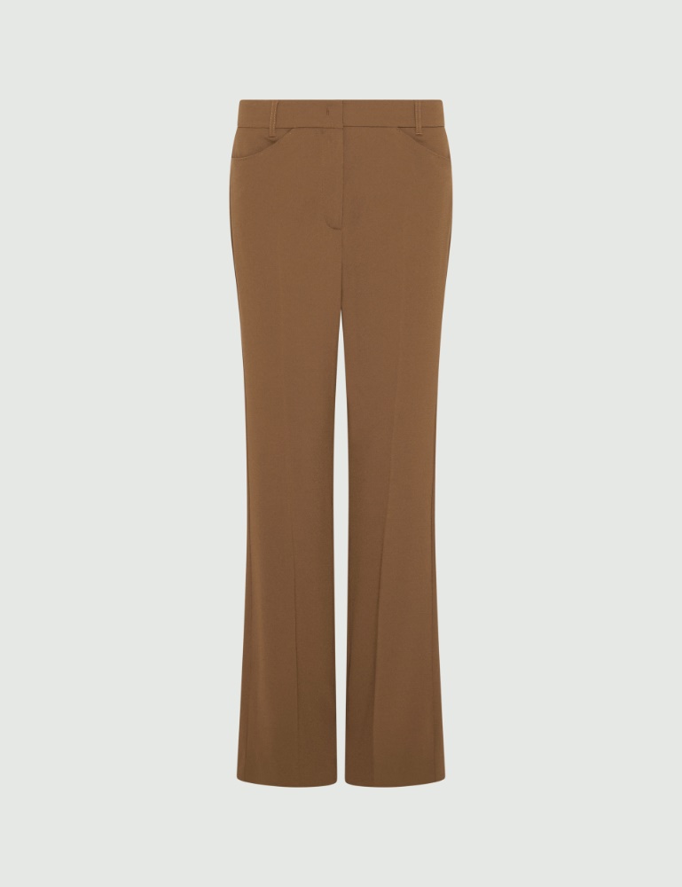Pantalon mini flare en envers satin - Marella