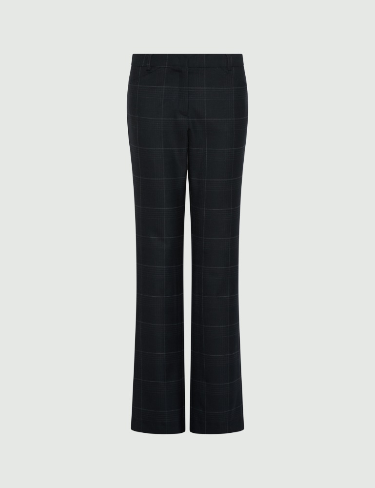 Mini-Flare-Hose aus Stretch-Wollmischung - Marella