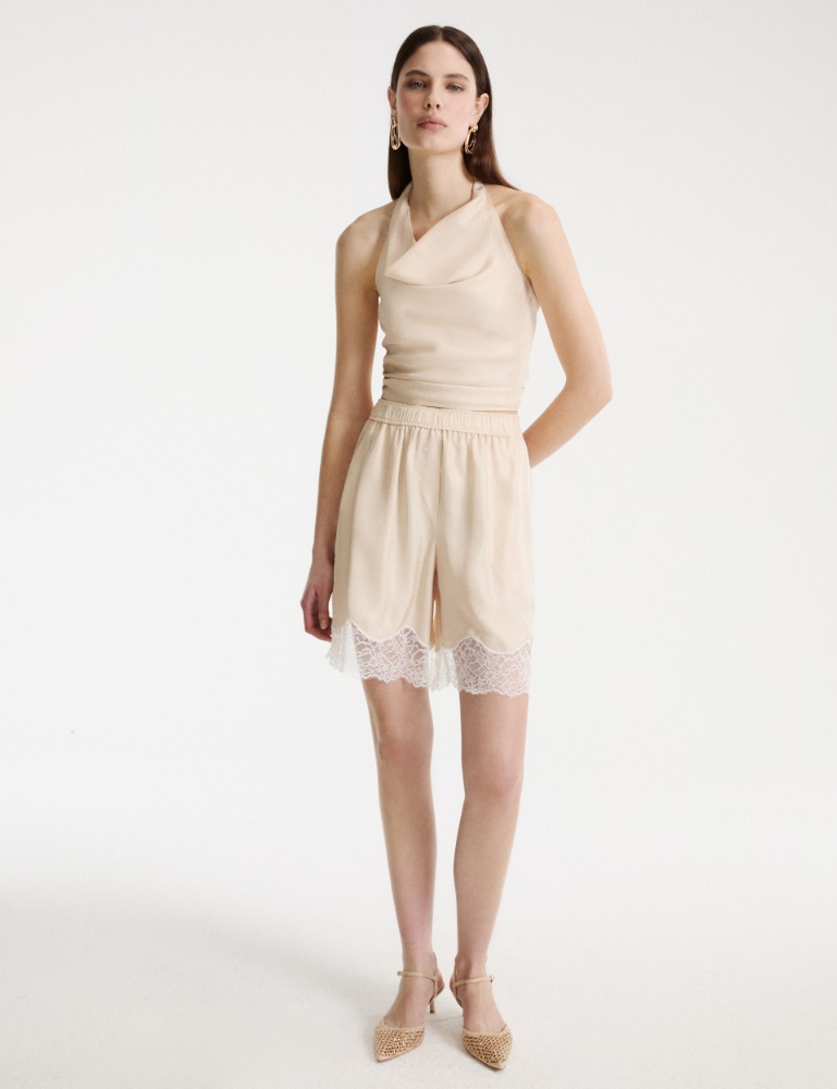 Bermudashorts mit Spitzenbesatz - Marella