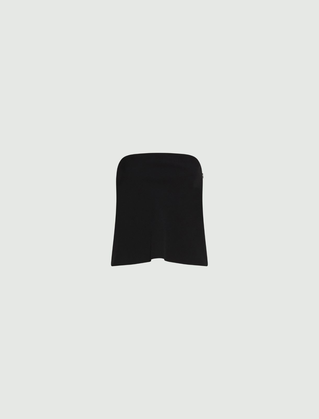 Top bustier de satén envers - NEGRO - Marella