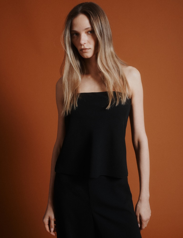 Top bustier in envers satin - Marella