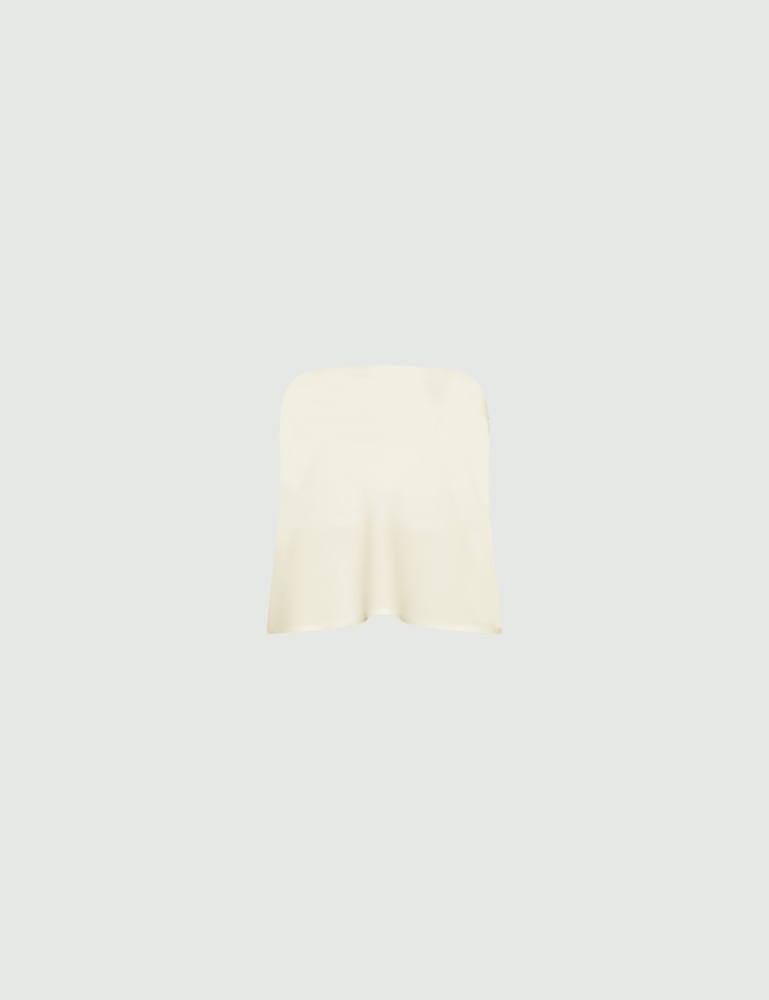Haut bustier en satin envers - Marella