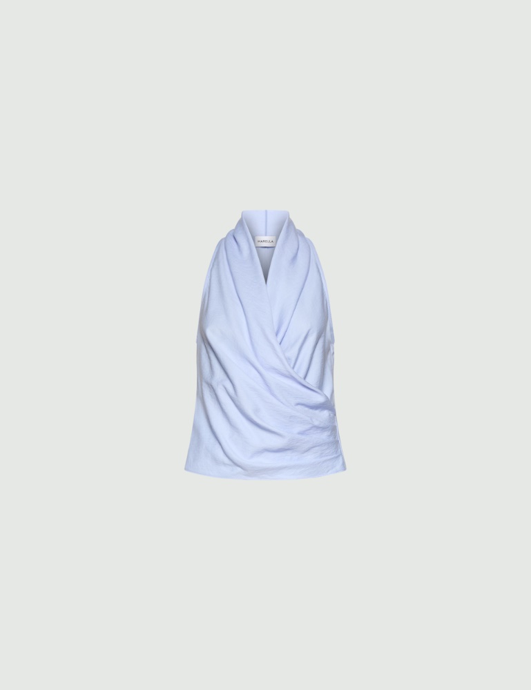 Draped crossover top - Marella