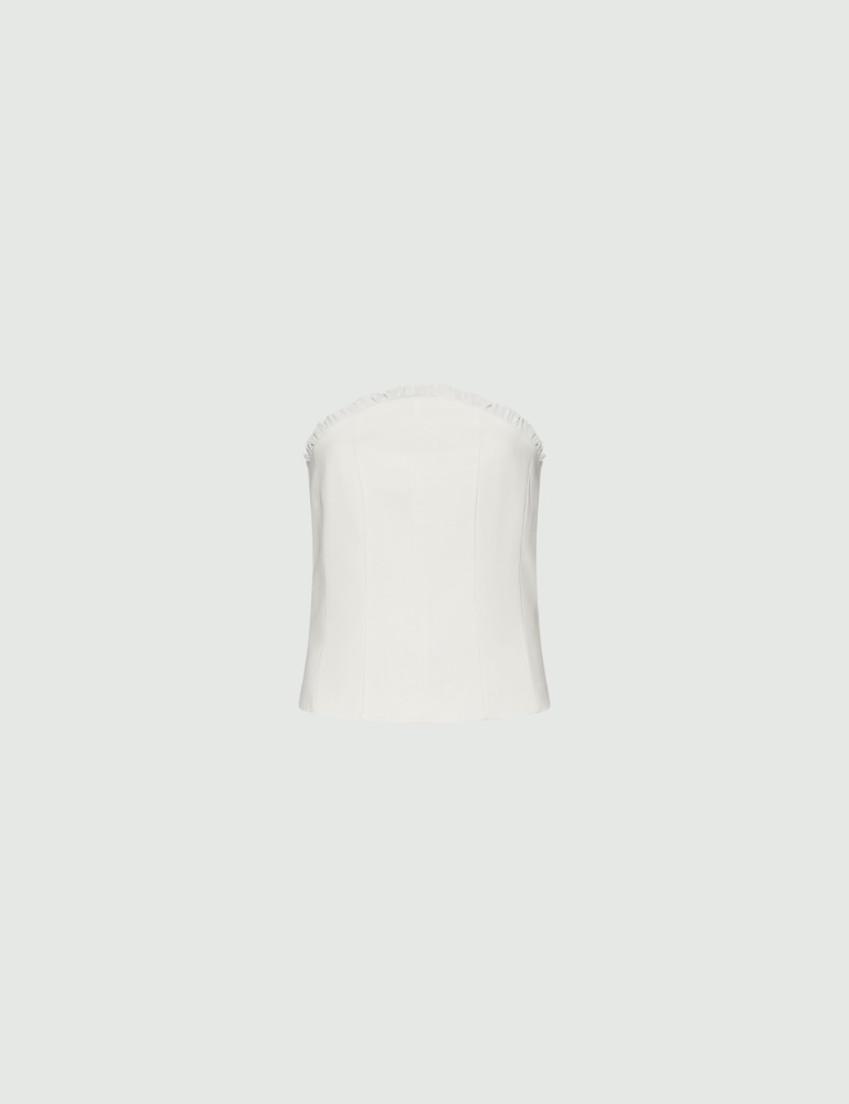 Bustier con mini rouche - Marella
