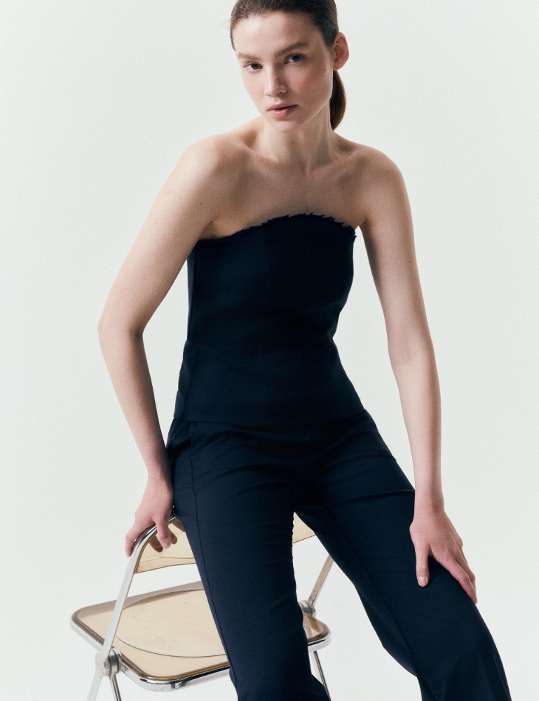 Bustier con mini rouche - Marella