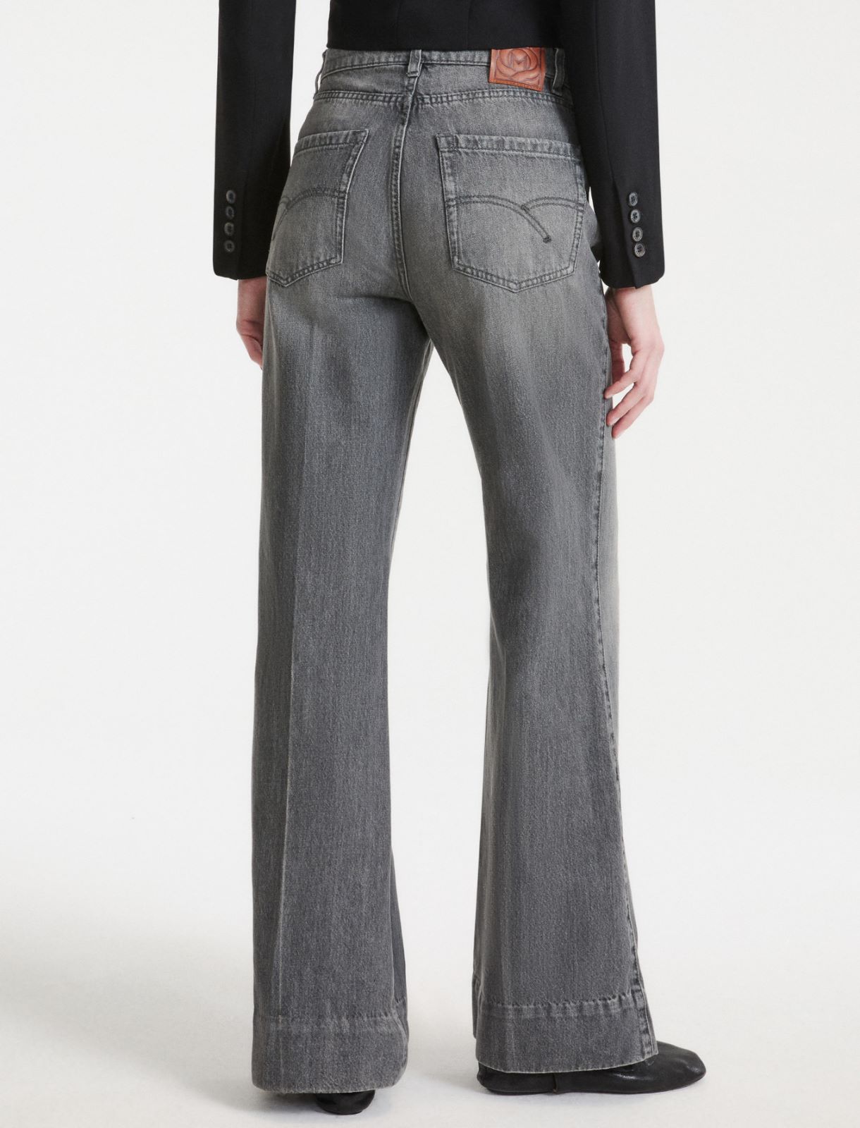 Jean à jambe large - GRIS - Marella - 3