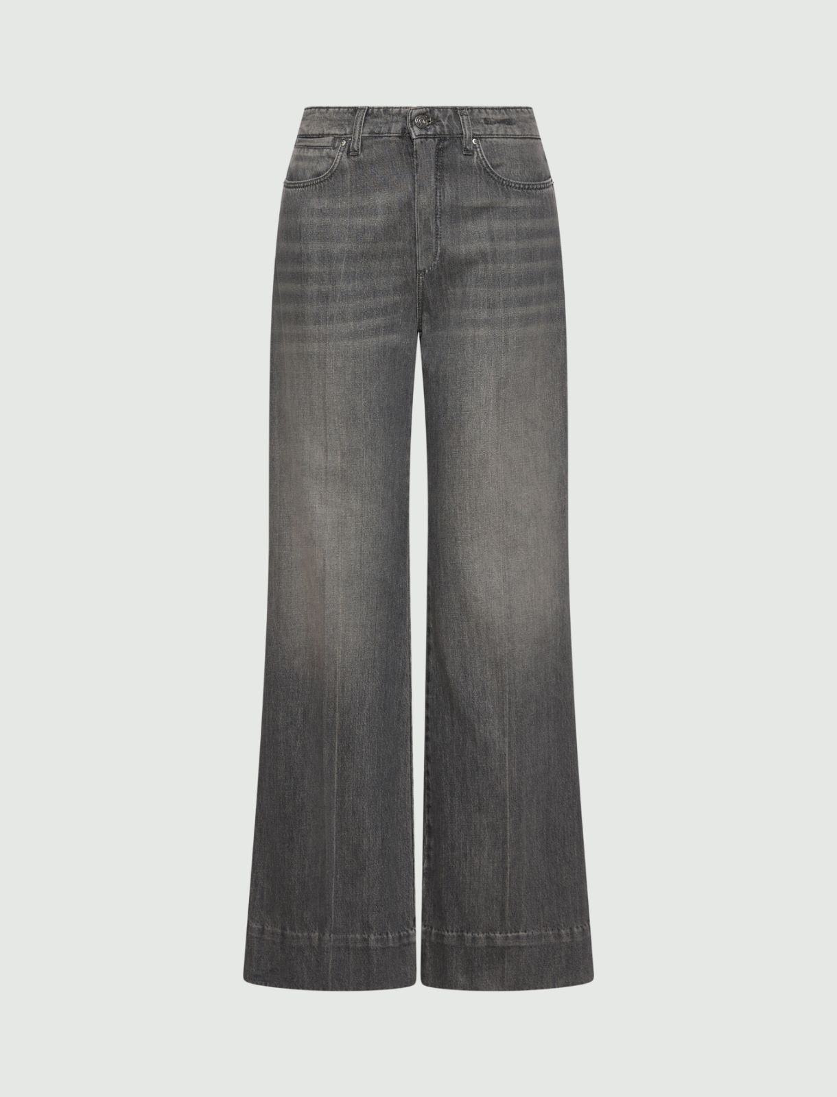 Jean à jambe large - GRIS - Marella