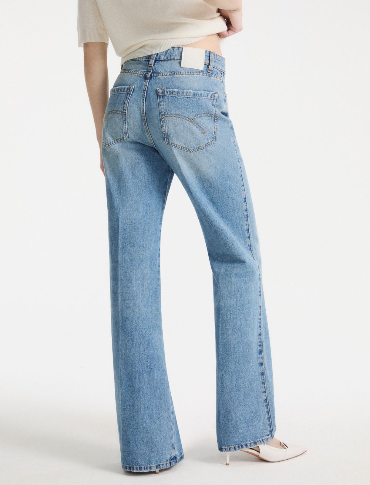 Wide-Leg-Jeans - AZURBLAU - Marella - 3
