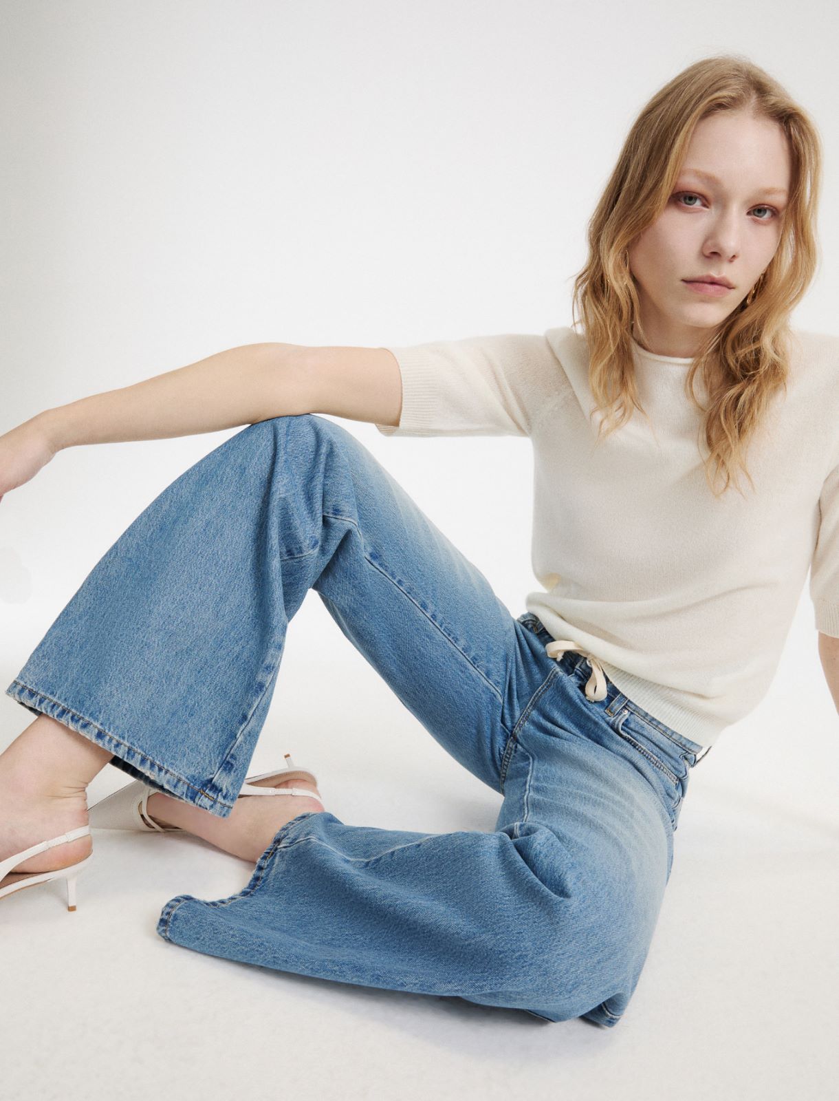 Wide-Leg-Jeans - AZURBLAU - Marella - 4